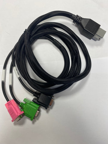 JLR Flexray Breakout Harness - Cable 2.0M – 6 Way to D-Type Connection